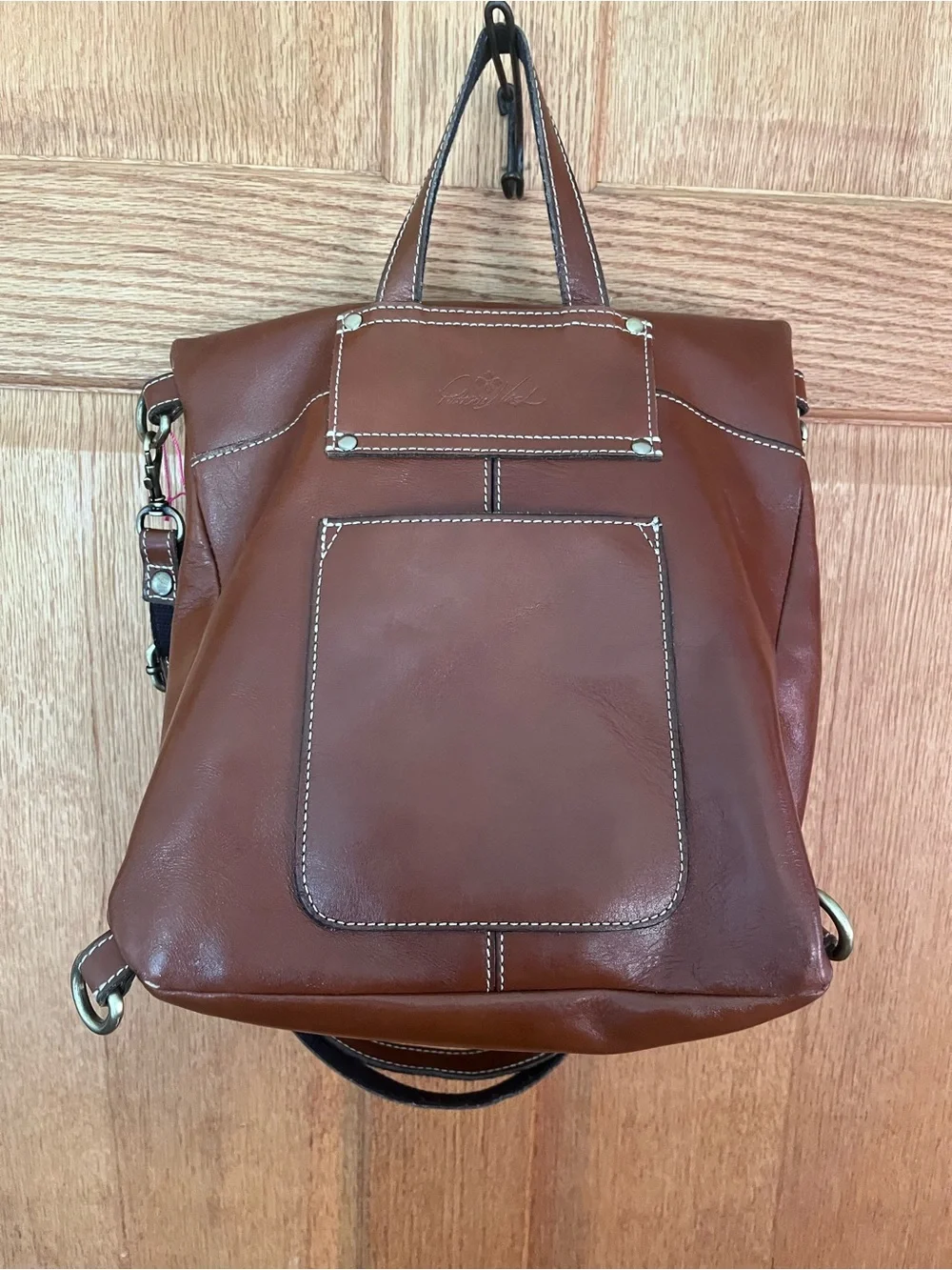 Patricia Nash BeautifulBrown Leather Luzille backpack Bag - Classic